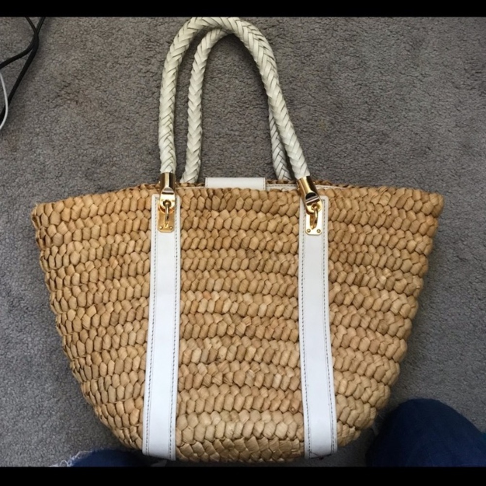 Michael Kors woven tote